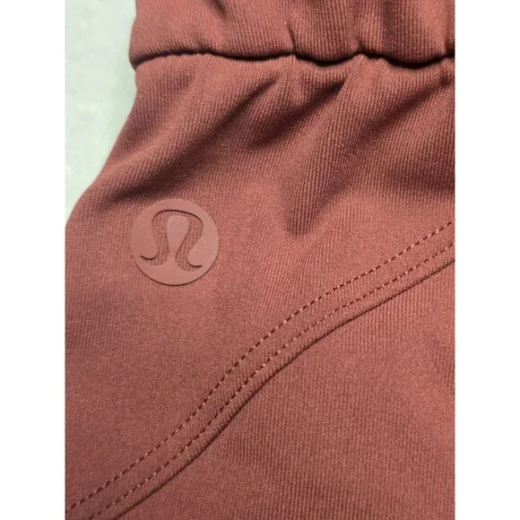 Lululemon On The Fly 7/8 Pants Size 6 Rustic Clay High Rise Drawstring Athleisur - Picture 7 of 12